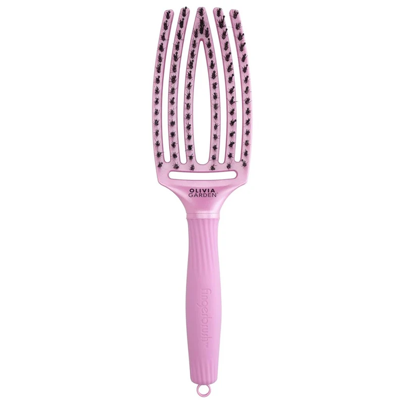 Olivia Garden - Cepillo Fingerbrush Arctic Lights Celestial Pink - 1 Unidad