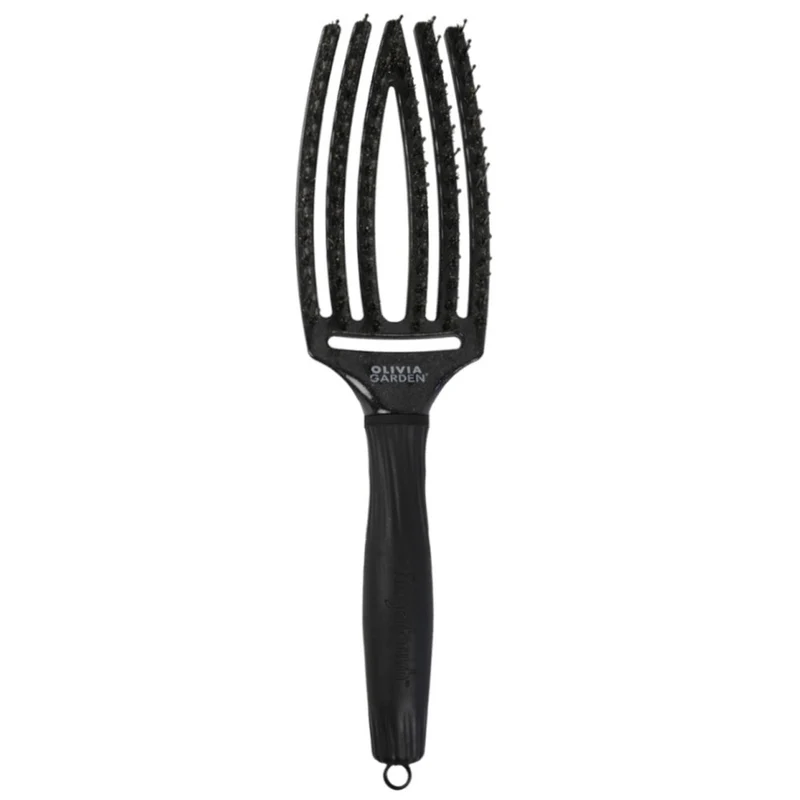 Olivia Garden - Cepillo Fingerbrush Black Onyx Midnight Desert - 1 Unidad