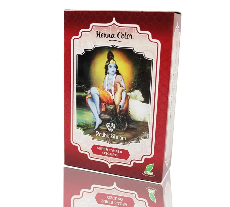 Radhe Henna Super Caoba Oscuro Polvo 100g