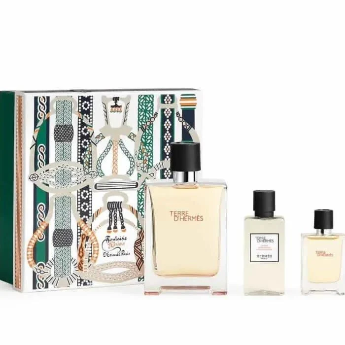 Terre D´Hermes Eau De Toilette Spray 100ml Set 3 Pieces