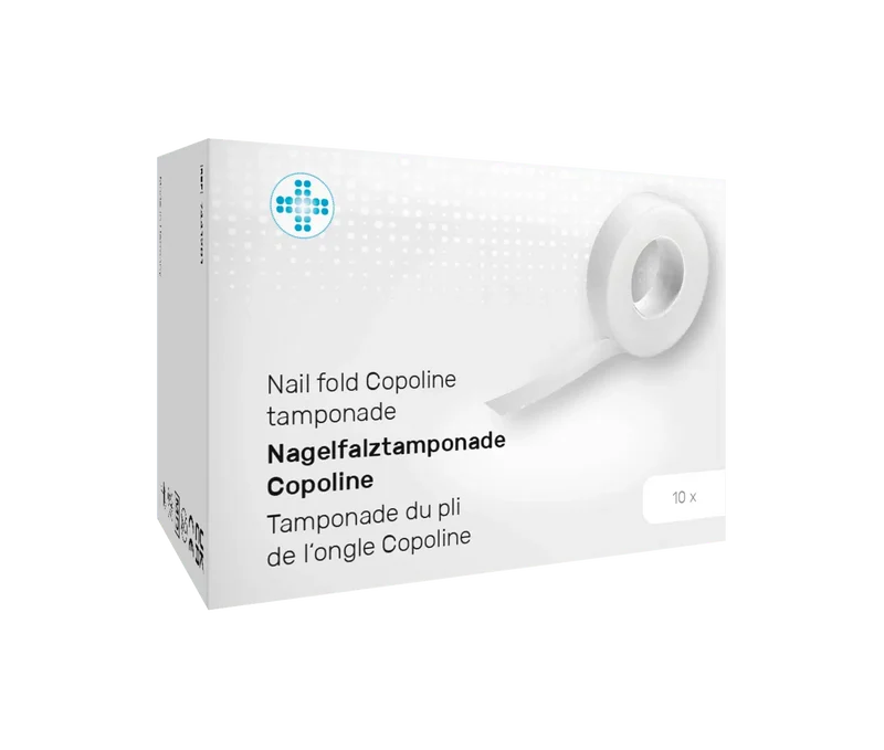 RUCK® VERBANDSSTOFFE Copoline Tamponade Material for Nail Folds, 1.4 cm × 10 m, 1 roll (7441103)
