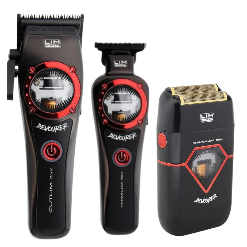 Combo Clipper Trimmer y Shaver Devourer + Mochila Regalo (Cutilim + Trimlim + Shavlim)