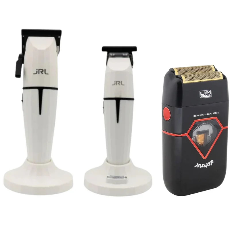 Combo Clipper y Trimmer JRL Onyx + Shavlim Devourer Shaver