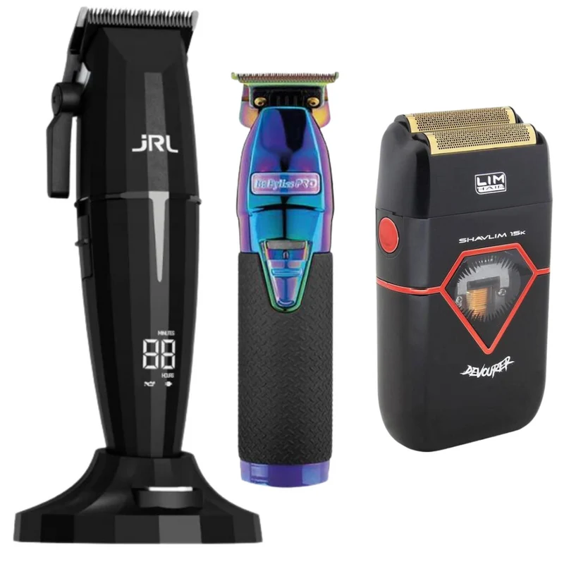 Combo JRL Onyx Clipper + Skeleton Boost Trimmer + Shavlim Devourer Shaver