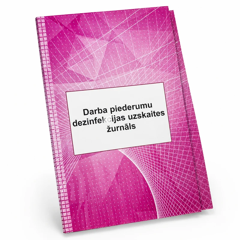 ABC Work Equipment Disinfection Log, A4, 48 pages