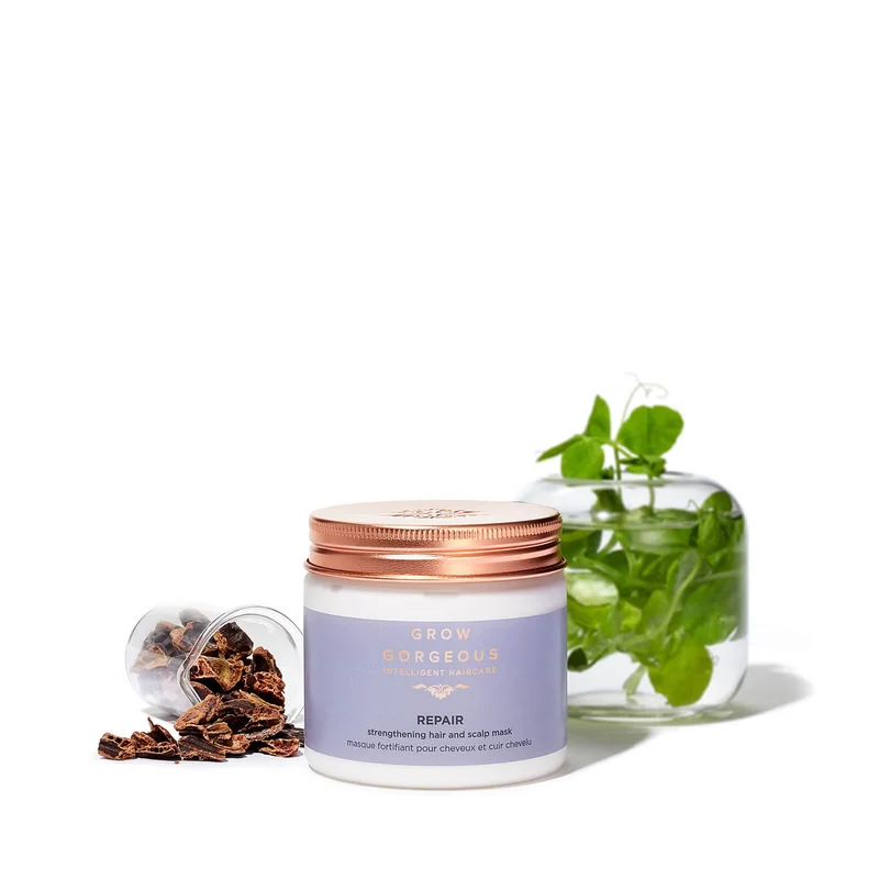 GROW GORGEOUS Repair Strengthening Hair & Scalp Mask - Restorative Hair and Scalp Mask, 200 ml