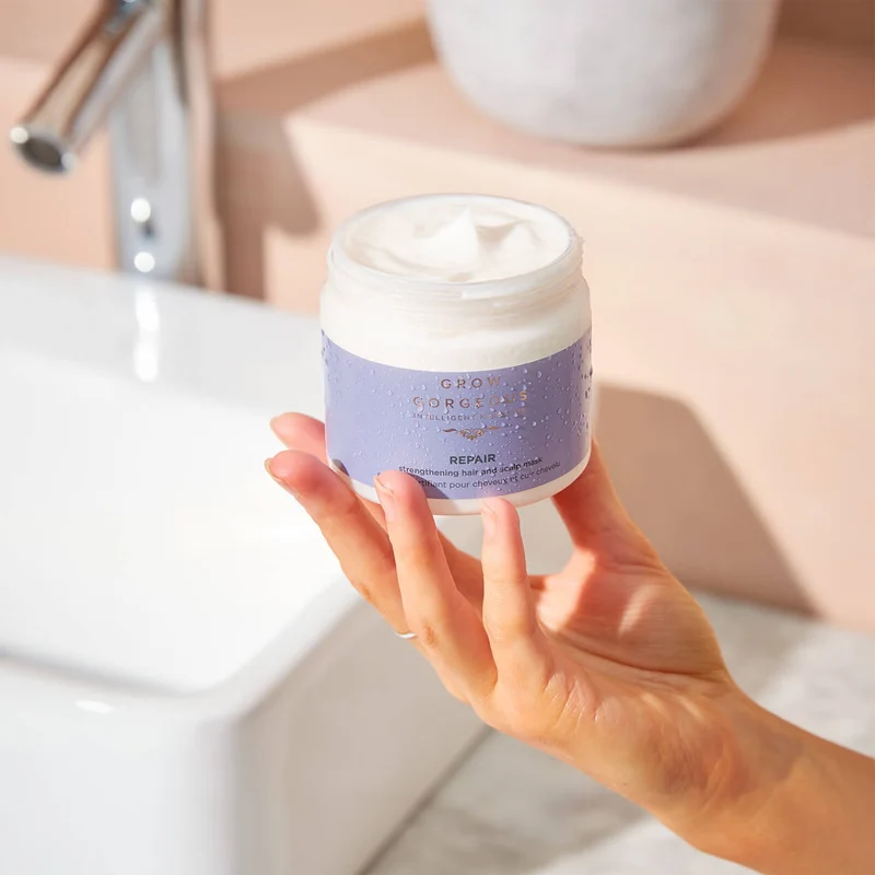 GROW GORGEOUS Repair Strengthening Hair & Scalp Mask - Restorative Hair and Scalp Mask, 200 ml