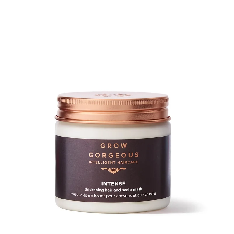 GROW GORGEOUS Intense Thickening Hair & Scalp Mask - Intensive mask for hair volume, 200 ml