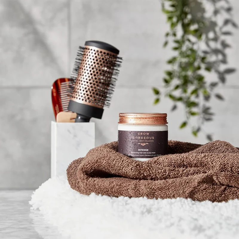GROW GORGEOUS Intense Thickening Hair & Scalp Mask - Intensive mask for hair volume, 200 ml