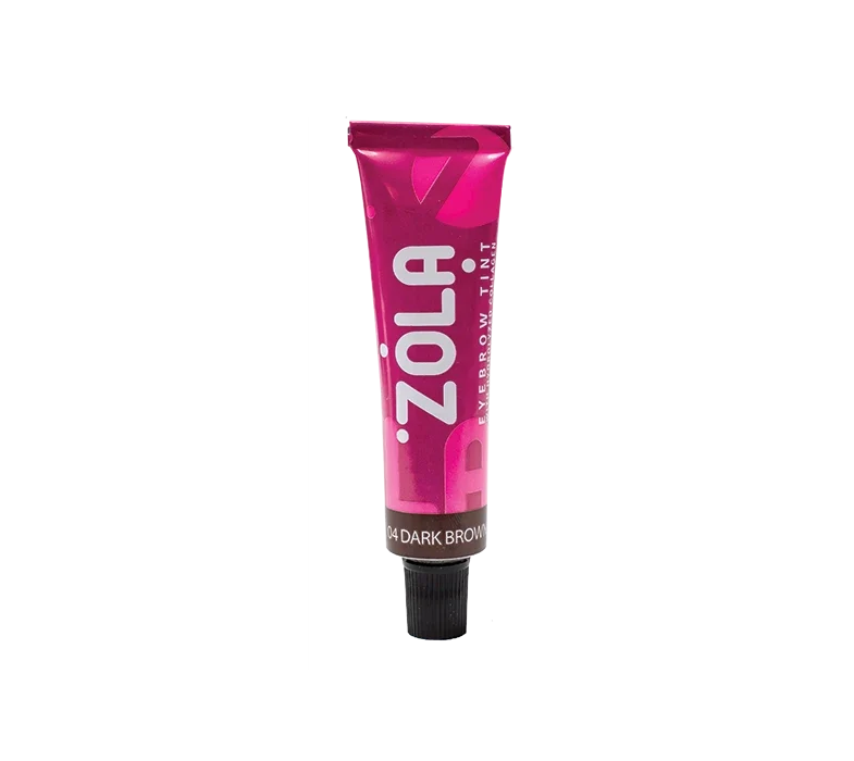 ZOLA Eyebrow Tint with Collagen, DARK BROWN, 15 ml