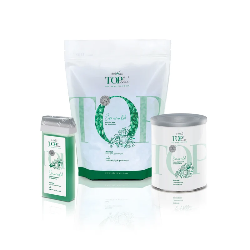 ItalWax TOPline Soft Wax in a Can - EMERALD 800 ml