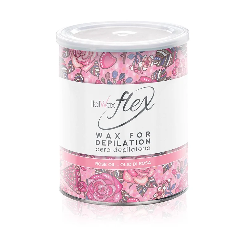 ItalWax FLEX Soft Wax in a Can - ROSE OIL* 800 ml