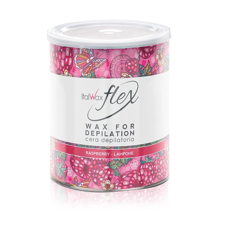 ItalWax FLEX Soft Wax in a Can - RASPBERRY* 800 ml