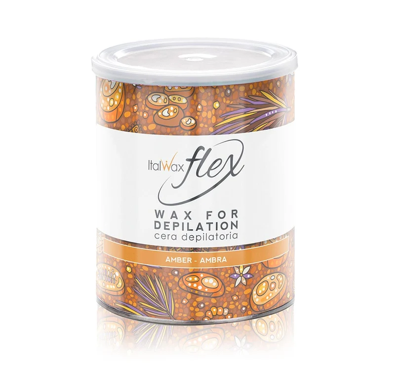 ItalWax FLEX Soft Wax in a Can - AMBER 800 ml