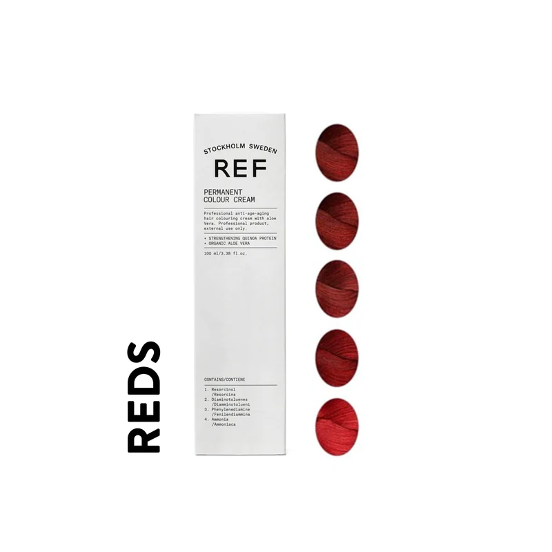 REF Permanent Hair Color, Reds