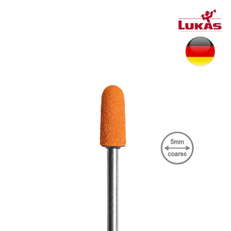 Lukas SK PODO CONICAL Abrasive Tip, 5 mm (Coarse)