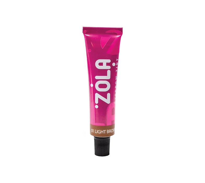 ZOLA Eyebrow Tint with Collagen, LIGHT BROWN, 15 ml