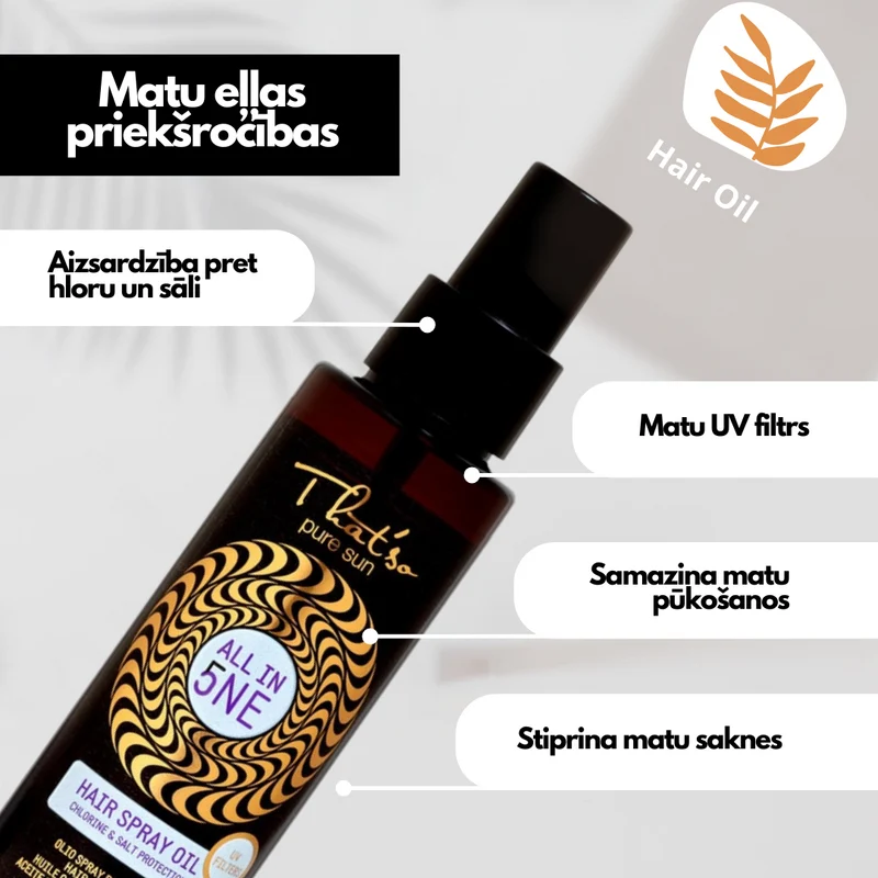THAT'SO All-In-One Hair Spray Oil Protective Hair Oil, 100 ml