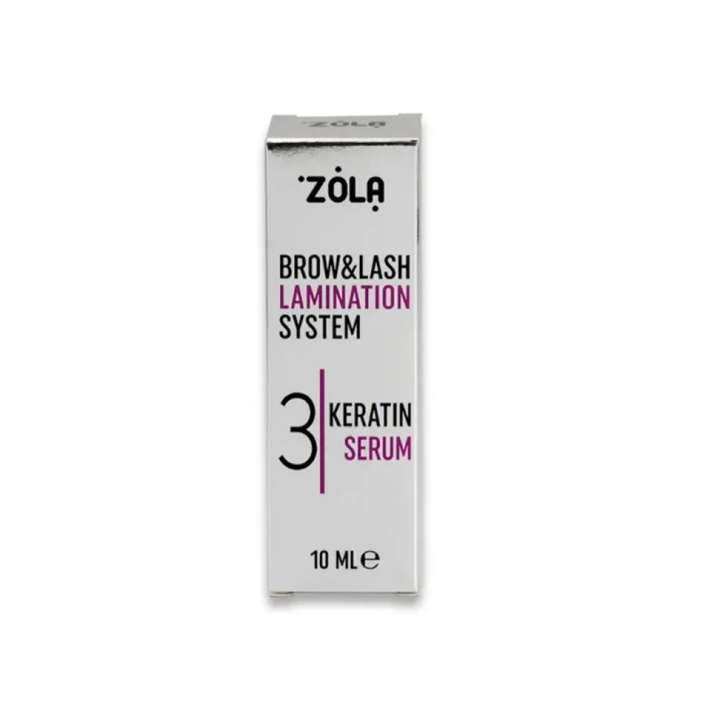 ZOLA Keratin Serum for After Eyelash and Eyebrow Lamination, 10 ml