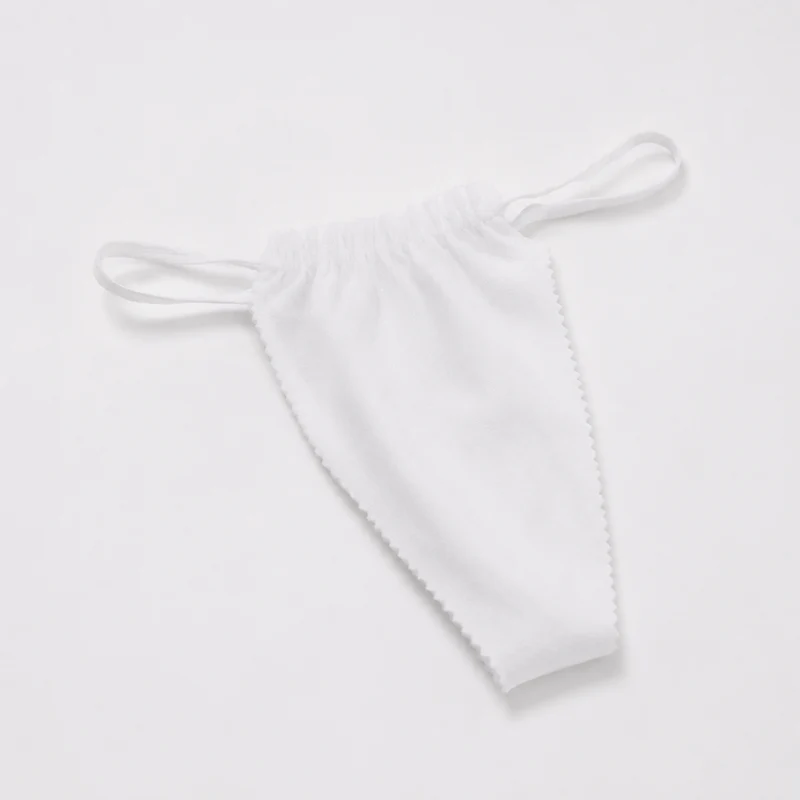PW Nonwoven Women's Bikini Panties SOFT, M size, white, 10 gb.