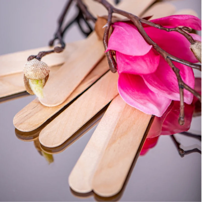 PW Wooden Spatulas, 100 pcs., 14 cm x 0.5 cm