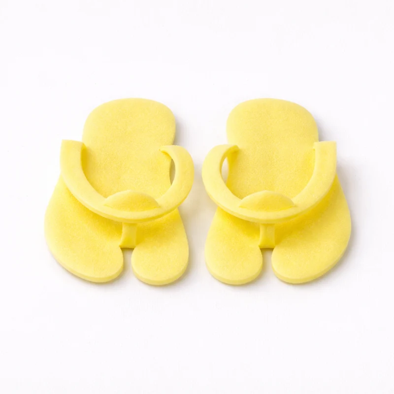 PW Disposable Slippers, Foam, 10-pack, yellow