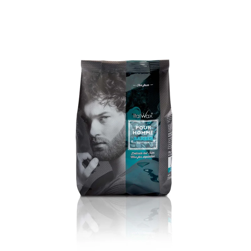 ItalWax Pour Homme [BARBER EDITION] Film Wax for Men, 500 g