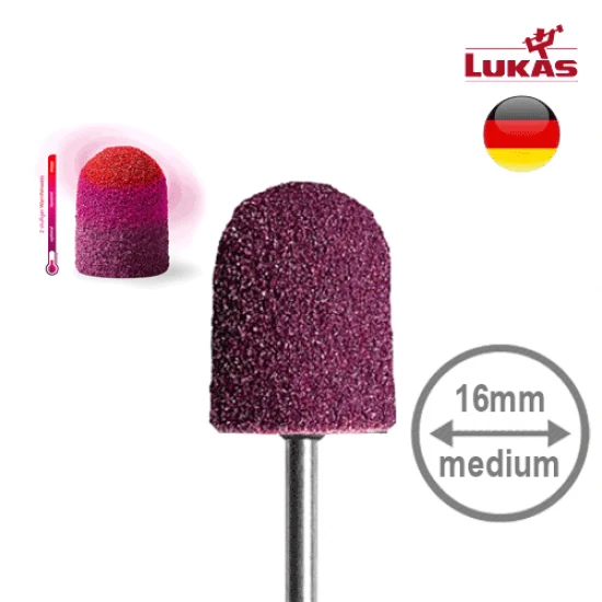 Lukas SK THERMO PODO Abrasive Sleeve, 16 mm (medium)