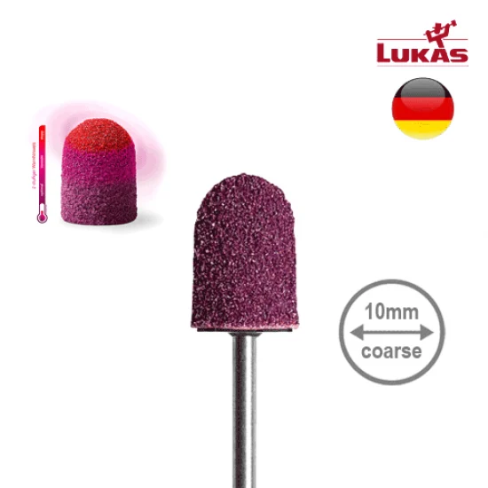 Lukas SK THERMO PODO Abrasive Sleeve, 10 mm (Coarse)