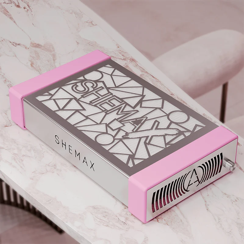 SheMax Style PRO Pastel Pink Professional Manicure Dust Collector