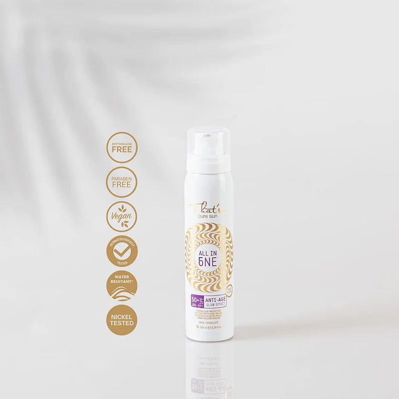 THAT'SO Anti-Age SPF50+ Sun Protection Foam, 100 ml