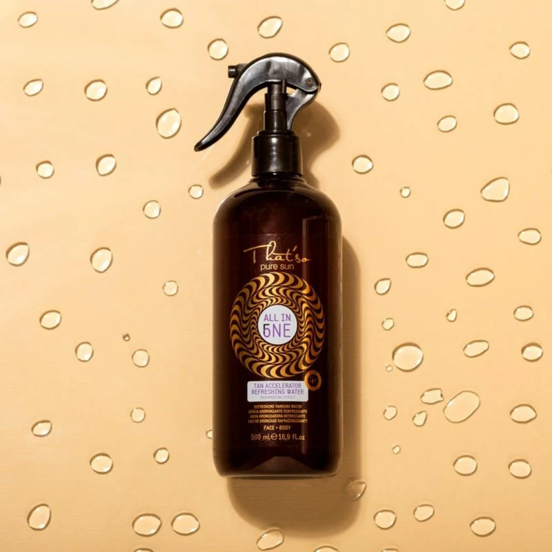 THAT'SO Tan Accelerator - Refreshing Water with Glitter, 500 ml