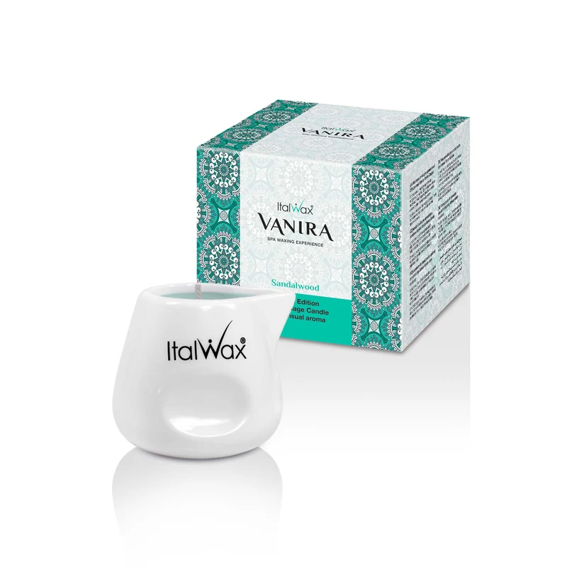 ItalWax VANIRA Scented Candle, SANDALWOOD (Sandalwood)