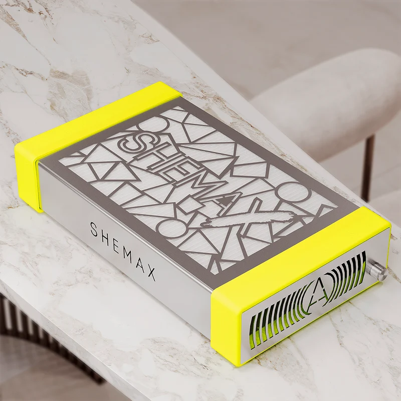 SheMax Style PRO Lime/Yellow Professional Manicure Dust Collector