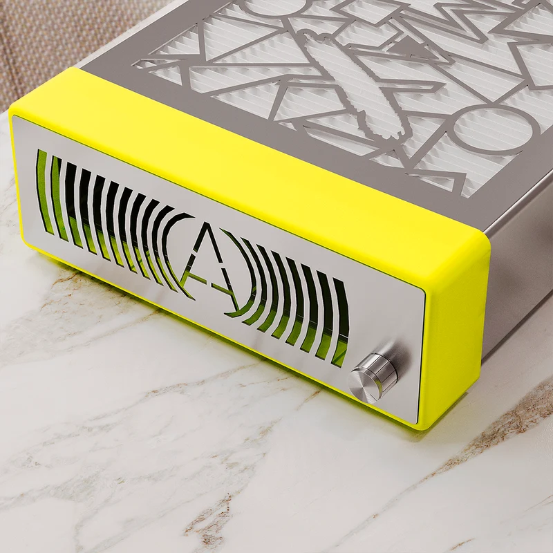 SheMax Style PRO Lime/Yellow Professional Manicure Dust Collector