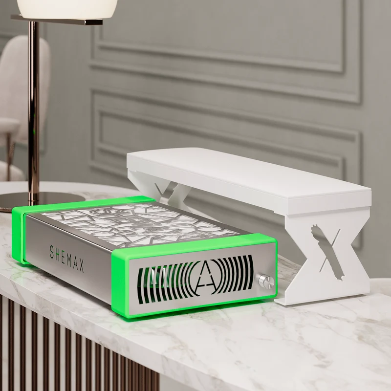 SheMax Style PRO Green Professional Manicure Dust Collector