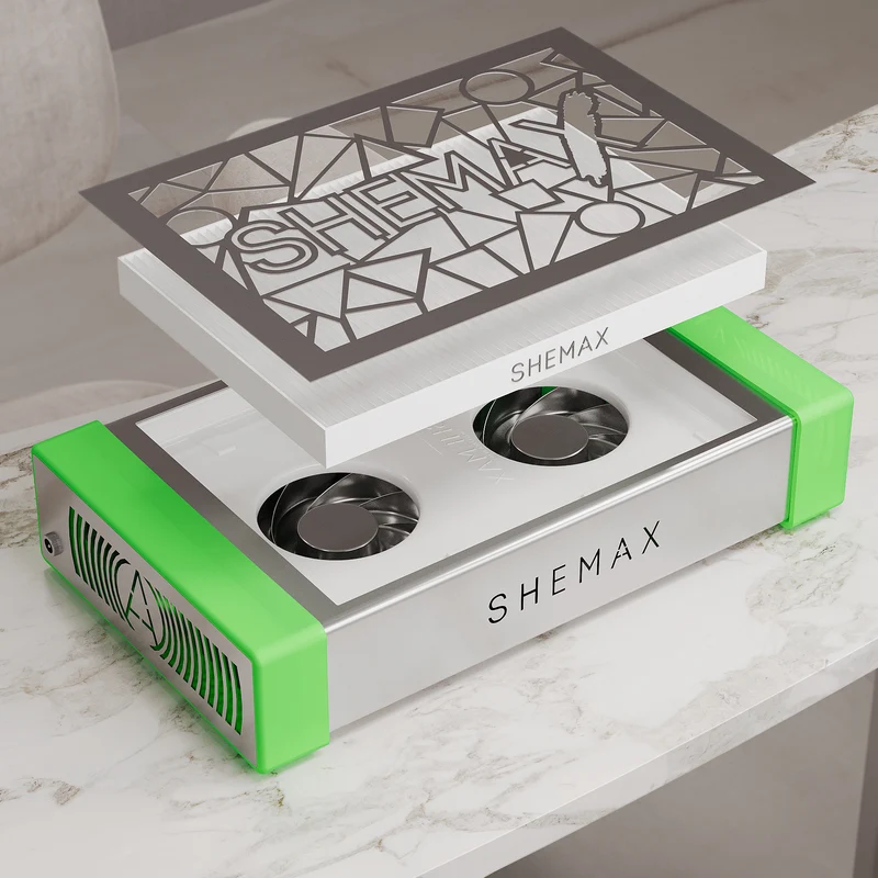 SheMax Style PRO Green Professional Manicure Dust Collector