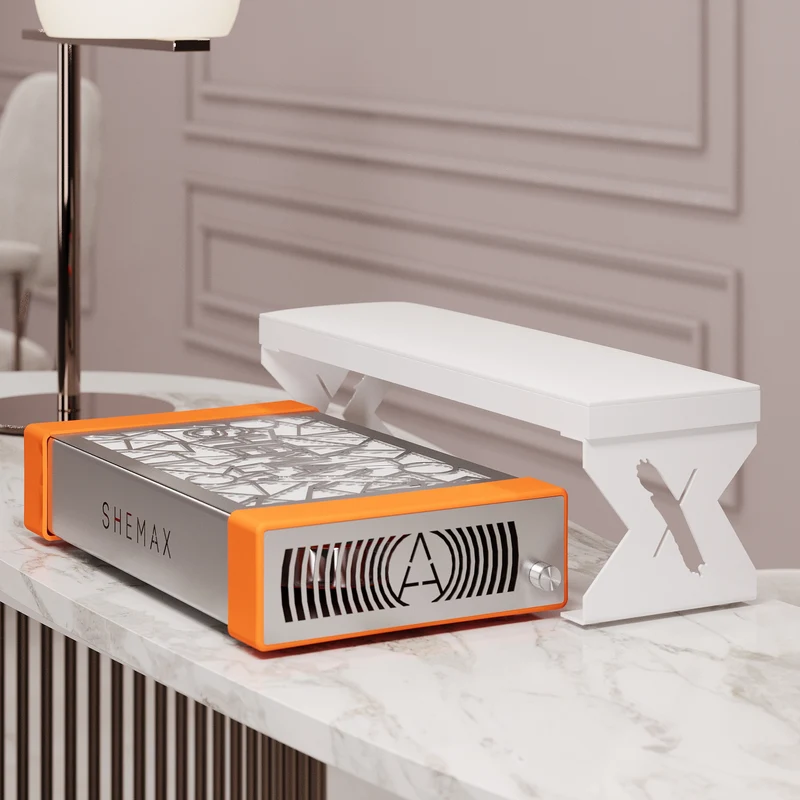SheMax Style PRO Orange Professional Manicure Dust Collector