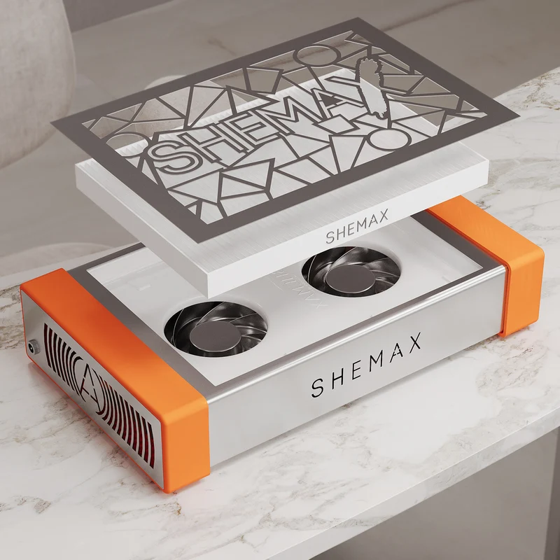 SheMax Style PRO Orange Professional Manicure Dust Collector