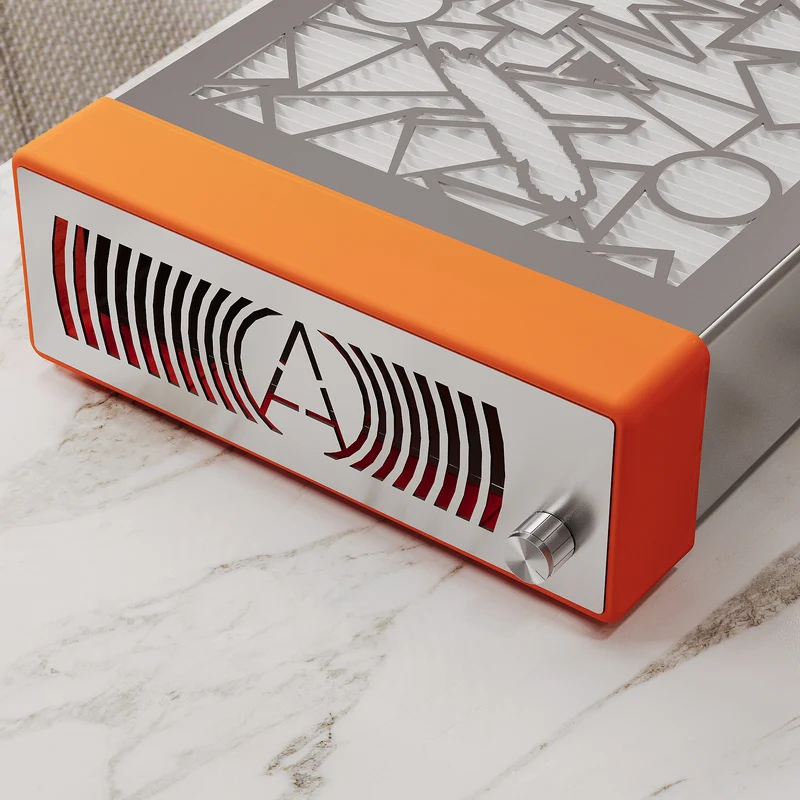SheMax Style PRO Orange Professional Manicure Dust Collector
