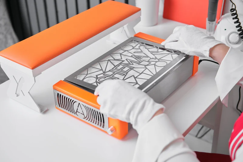 SheMax Style PRO Orange Professional Manicure Dust Collector