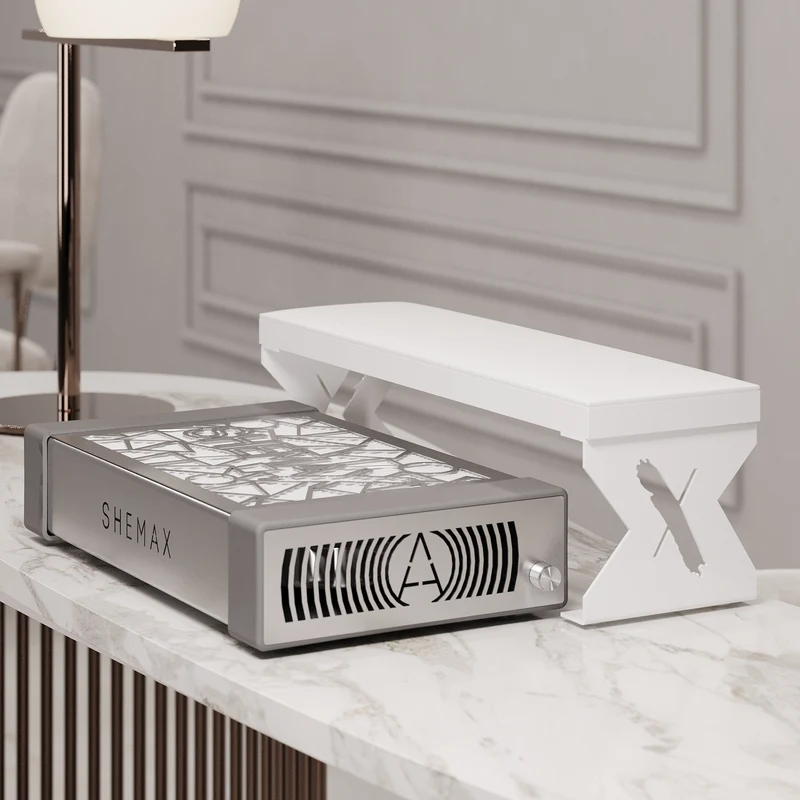 SheMax Style PRO Gray Professional Manicure Dust Collector