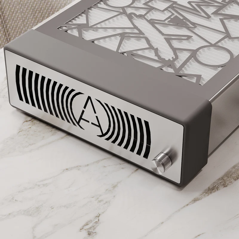 SheMax Style PRO Gray Professional Manicure Dust Collector