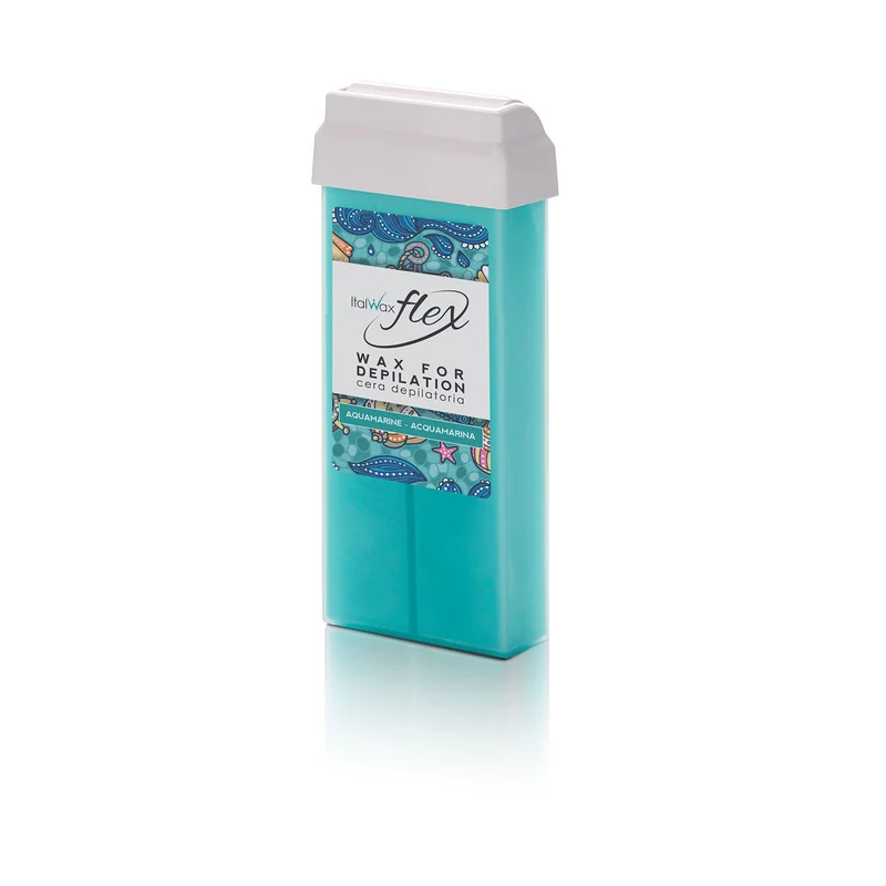 ItalWax Hair Removal Wax in a FLEX Cartridge - AQUAMARINE 100 ml