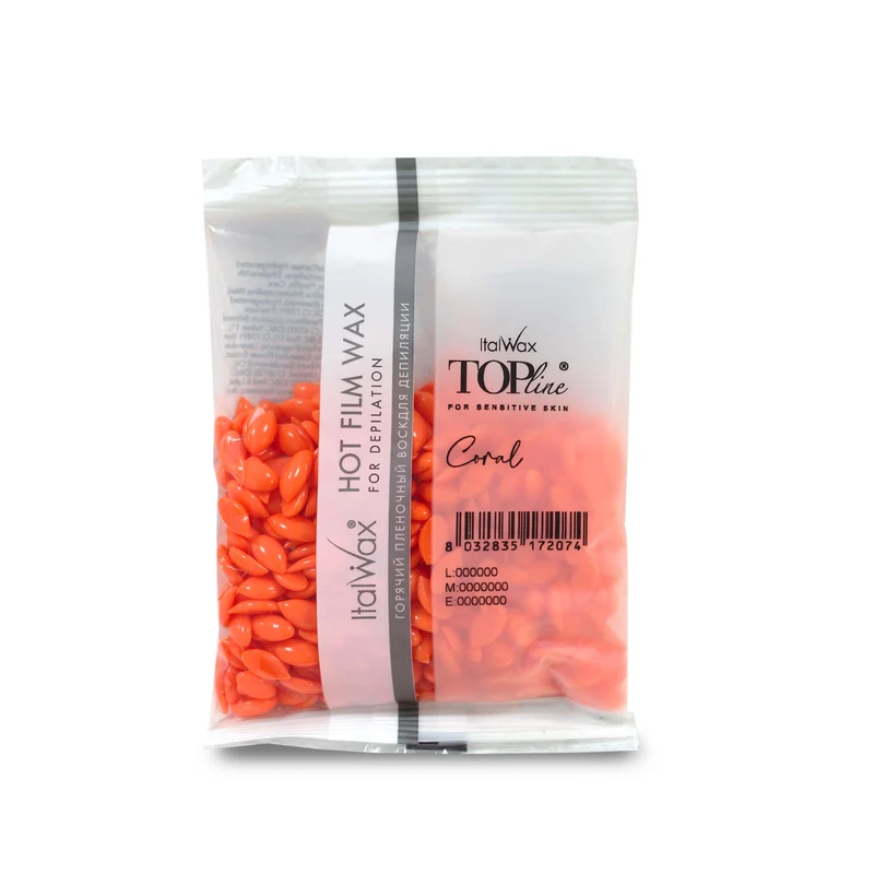 ItalWax TOPline Hot Film Wax Granules - CORAL 100 g
