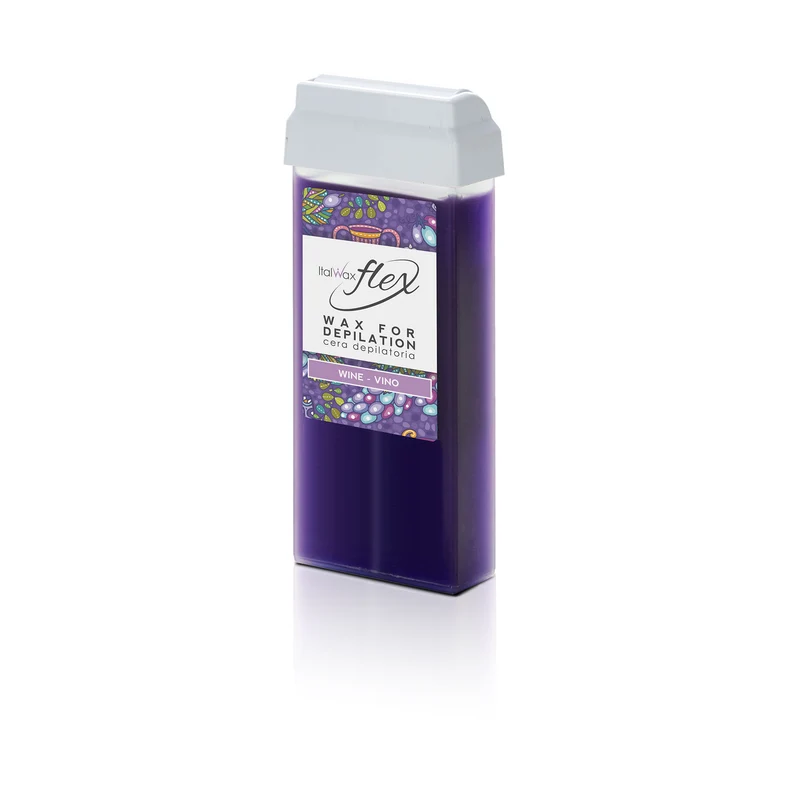 ItalWax Hair Removal Wax in a FLEX Cartridge - WINE 100 ml