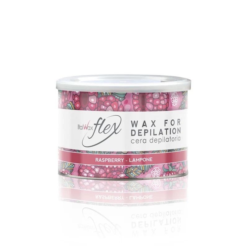 ItalWax FLEX Soft Wax in a Jar - RASPBERRY* 400 ml