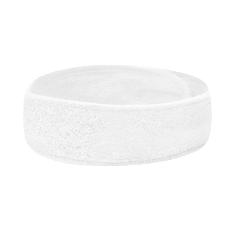 PW Terry Hair Band, White, 1 piece