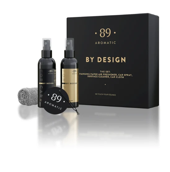 AROMATIC 89 Car Care Set, By Design (Citrus Scent)
