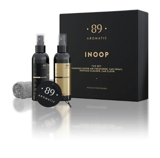 AROMATIC 89 Car Care Set, Inoop (Delicate Oriental Scent)